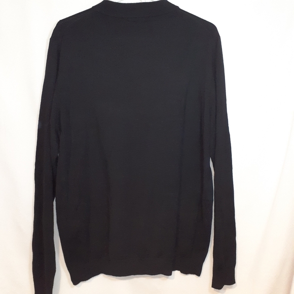 Mens Modango Milano Modal Sweater Black Men's Large - Picture 9 of 16